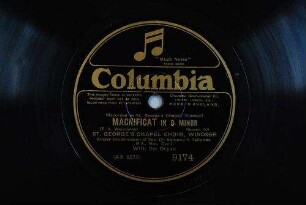 Magnificat in d minor / (T. A. Walmisley)