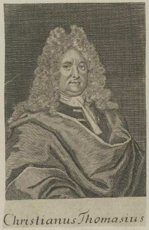 Bildnis des Christianus Thomasius