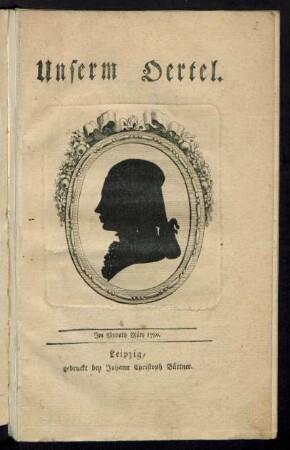 Unserm Oertel : Im Monath März 1780