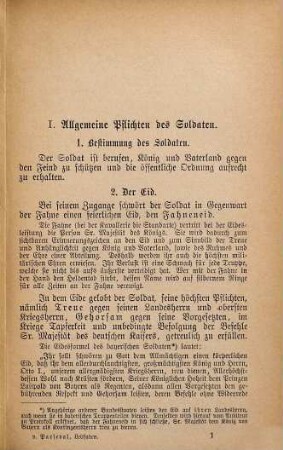 Leitfaden für den Unterricht des Infanteristen und Jägers der Königlich bayerischen Armee : Herausgegeben von Otto von Parseval. Mit mehreren Holzschnitten