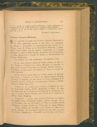 Concurso Literario Municipal
