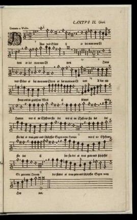Cantus II. Chori.