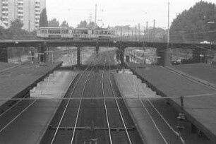 Sanierung der Durlacher-Allee-Brücke über die Bahnlinie beim Bahnhof Durlach