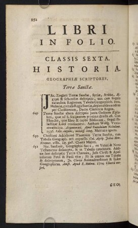 152-267, Classis Sexta. Historia