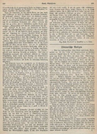 238-240 Literarische Notizen