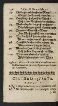 Centuria Qvarta.
