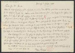Brief an Ludwig Strecker (senior) an B. Schott's Söhne : 07.02.1946