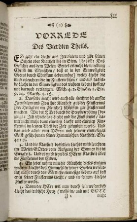 Vorrede Des Vierdten Theils.