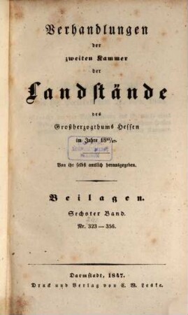 Verhandlungen der Zweiten Kammer der Landstände des Großherzogthums Hessen. Protokolle. 1844/47,11,[a] (1847)