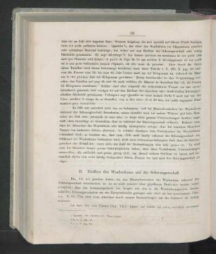 II. Einfluss des Wachsthums auf die Schwangerschaft