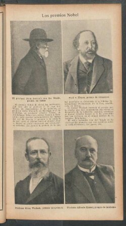 Los premios Nobel