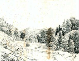 Ansicht von Peterstal im oberen Renchtal von Osten