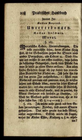 Erstes Kapitel. Unterredungen