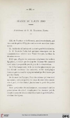 Séance du 4 juin 1880