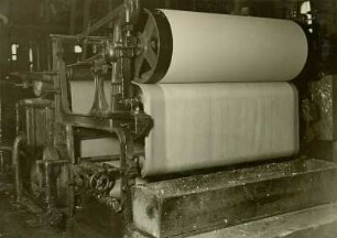 Antonsthal, Schleiferei : Pappenmaschine in der Papierfabrik