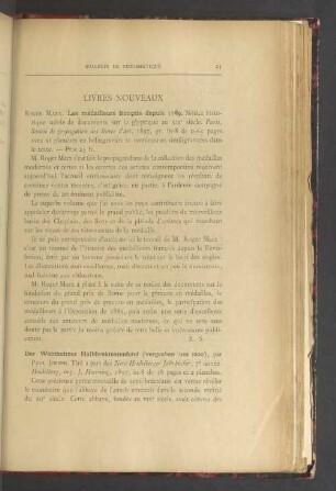 Livres nouveaux les médailleurs français depuis 1789