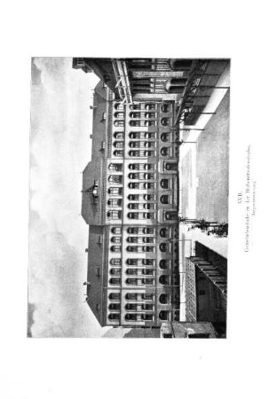 XVII. Gemeindeschule in der Hohenstaufenstrasse. Aufgenommen 1904