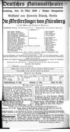 Die Meistersinger von Nürnberg