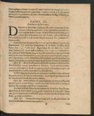 Caput III. Continens definitiones.