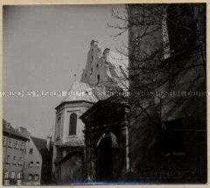 Augsburg, Partie hinter der Heilig-Kreuz-Kirche