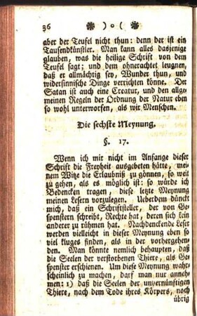 Die sechste Meynung.