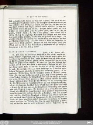54. [An Friedrich von Raumer.]