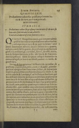 Quaestio LXIX. - LXXXII.