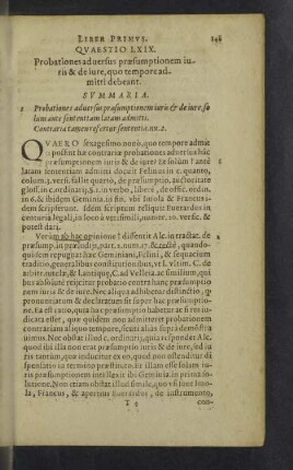 Quaestio LXIX. - LXXXII.