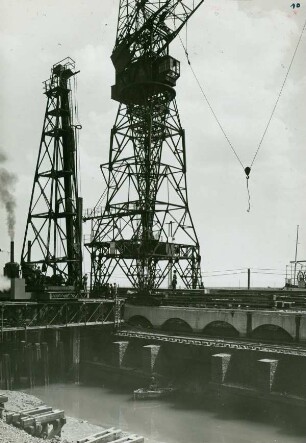 Kaimauerverstärkung, Le Havre, 1928-1930