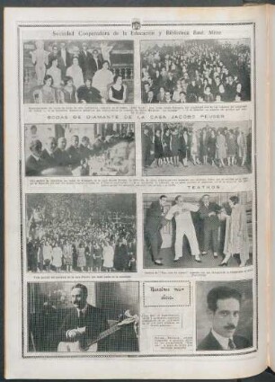 Bodas de diamante de la Casa Jacobo Peuser