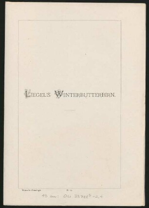II. 13. Liegel's Winterbutterbirn