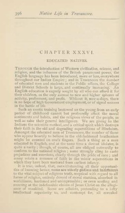 Chapter XXXVI. Ecucated natives