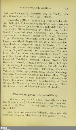 Eisenbahn Zittau-Oderwitz-Eibau