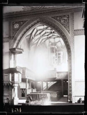 evangelische Kirche; Chor von innen