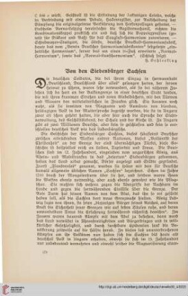 30: Von den Siebenbürger Sachsen