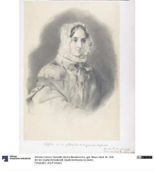 Henriette (Hinni) Mendelssohn, geb. Meyer