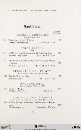 Nachtrag (Nr. 646-657)