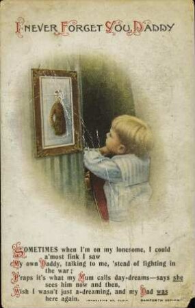 I never Forget You Daddy