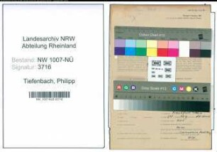 Entnazifizierung Philipp Tiefenbach , geb. 26.02.1912 (Kaufm.Angestellter)