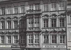 Bautzen, Reichenstraße 5, Teilansicht der Fassade