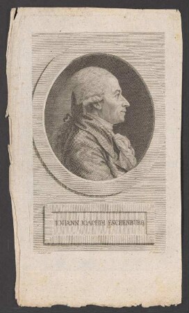 Porträt Johann Joachim Eschenburg (1743-1820)