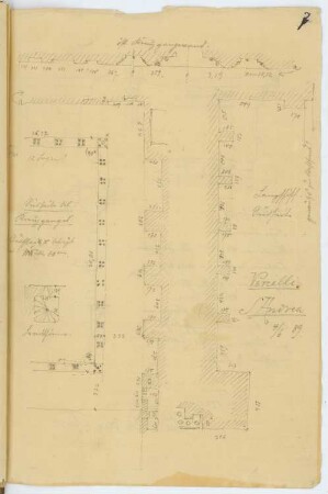 S. Andrea, Vercelli: Grundriss (aus: Skizzen- und Fotoalbum 4)