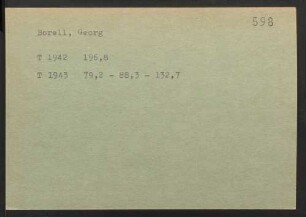 Borell, Georg