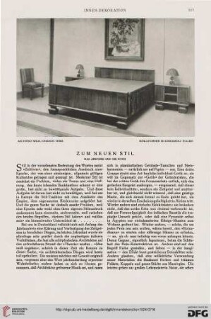 35: Zum neuen Stil : das Abnorme und die Norm