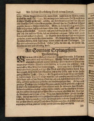 248-252, Vorbereitung, Evangelium, Eingang