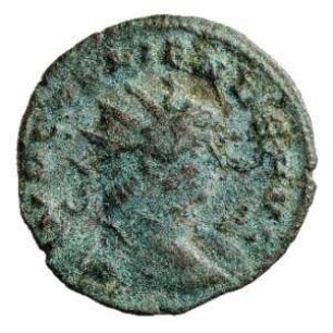 Münze, Antoninian, 259 n. Chr.