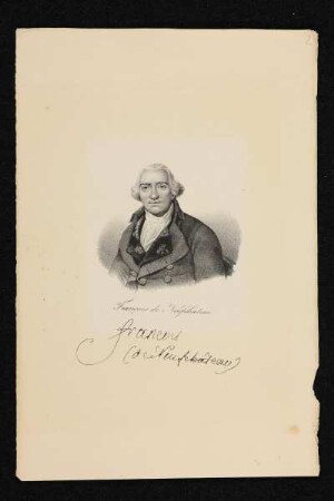 Bildnis des Francois des Neufchateau