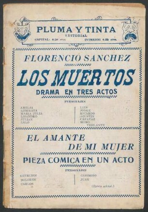 Los muertos : drama en tres actos