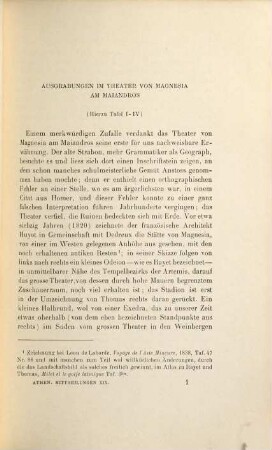 Mitteilungen des Deutschen Archäologischen Instituts, Athenische Abteilung. 19, 19. 1894