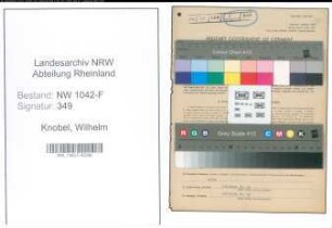 Entnazifizierung Wilhelm Knobel , geb. 13.11.1894 (Zollbeamter)
